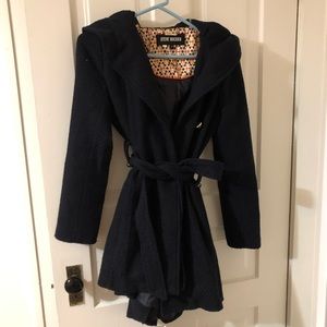 Steve Madden hooded pea coat